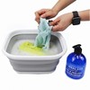 SAMMART 2 pcs Collapsible Tub Set (5.5L (1.4 Gallon) + 10L (2.64 Gallons))-Foldable Dishpan/ Wash Basin - 4 of 4