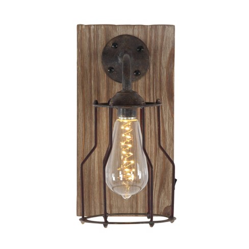 Vertical Weave LED Battery Operated Outdoor Lantern - Threshold