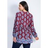 Avenue Women's Plus Size Mara Blouson Sleeve Tunic - 3 of 4