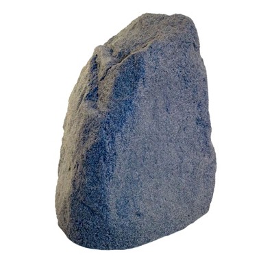 Dark Gray Polymer Garden Rock Cover Decoration, 2 Pack