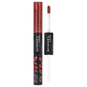 Rimmel London Provocalips, 16HR Kiss Proof Lip Color, 750 Heart Breaker, 0.14 fl oz (4 ml) / 0.1 fl oz (3 ml) - 1 of 4