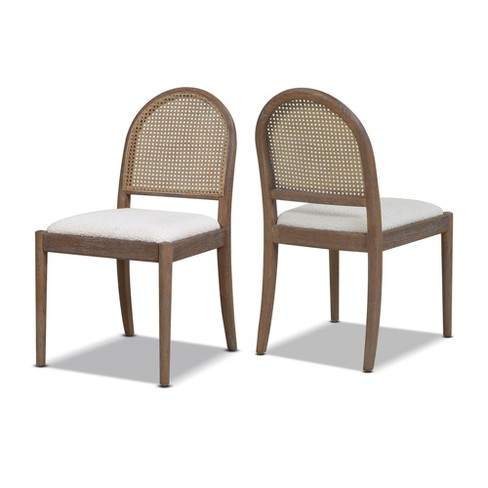 Rattan carver dining online chairs