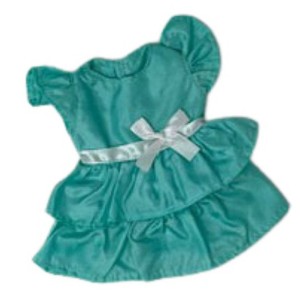 Doll Clothes Superstore Mint Green Ruffle Dress Fits 12 Inch Baby Alive And Little Baby Dolls - 1 of 4