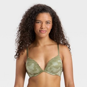 Women's Lace Trim Super Push-Up Bra - Wild Fable™ - 1 of 4