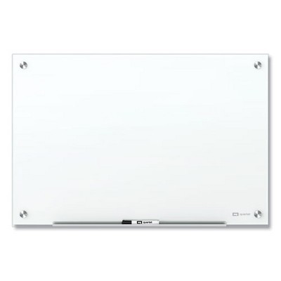 Quartet Brilliance Glass Dry-Erase Boards, 24 x 18, White Surface