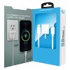 Naztech® 30-Watt Power Delivery Wall Charger with 6 ft. USB-C® to MFI Lightning® Cable, White - 4 of 4