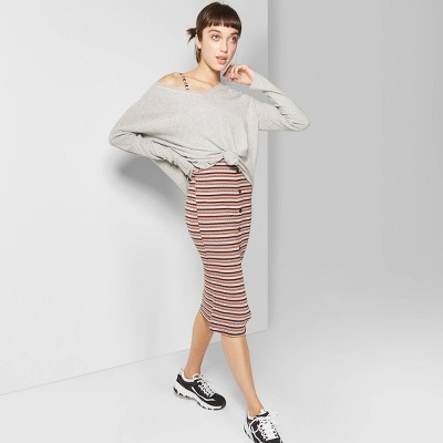 Wild-fable-waffle-knit-tee- target-try-on-session