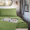 Nestl RV Queen Sheets, Super Soft 4PC Microfiber Sheet Set for Camper, Short Queen Sheets - 4 of 4