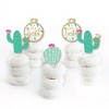 Big Dot of Happiness Final Fiesta - Dessert Cupcake Toppers - Last Fiesta Bachelorette Party Clear Treat Picks - Set of 24 - 2 of 4