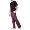 SLEEPHERO Men’s Pajama Set 2 Piece PJ with Crew Neck Tee and Pants - image 3 of 4