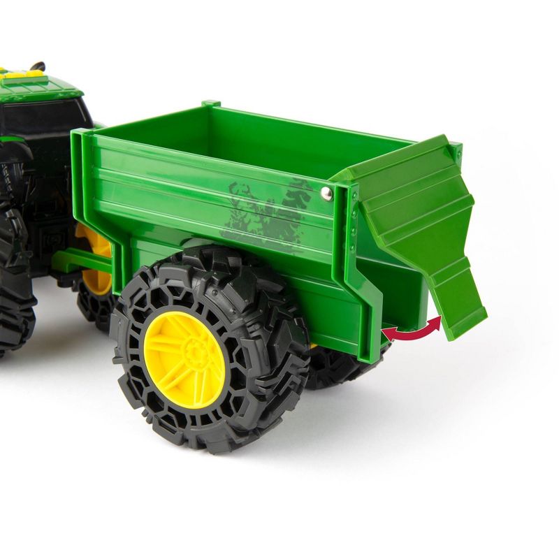 John Deere Monster Treads Tractor with Wagon, 6 of 10