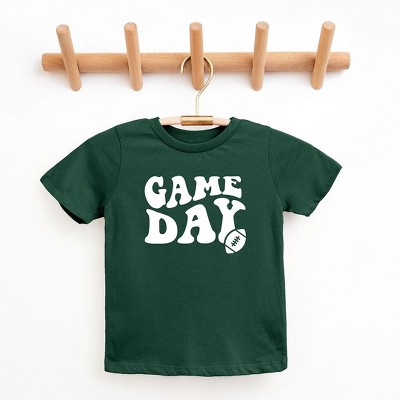 The Juniper Shop Game Day Football Toddler Short Sleeve Tee