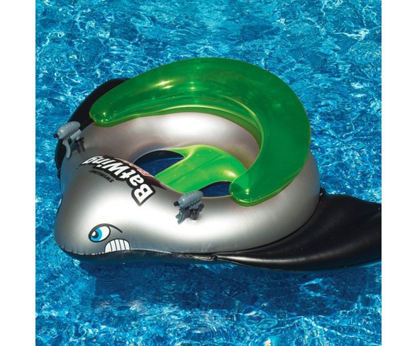 Swimline Batwing Fighter Squirt Water Blasters Ride On Inflatable Tube Set, Pair