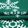 Oxford Fabric Printed Waterproof Tablecloth - Snowflake Design, Durable, Stain Resistant, Easy to Clean, Water Resistant - 4 of 4