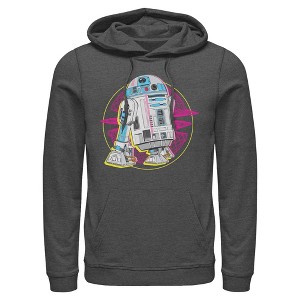 Mens Star Wars R2-D2 Retro Vibes Lightweight Hoodie - 1 of 4