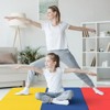 Costway Tri-Fold Folding Exercise Mat 6 ft x 2 ft Portable Gymnastics Tumbling Yoga - 3 of 4
