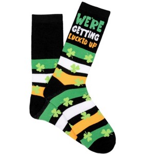 Everything Legwear St. Patrick's Day Getting Lucked Up Crew Sock - 1 of 1