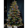 7.5ft Unlit Full Christmas Tree with 1019 Branch Tips, Hinged PE PVC Artificial Tree, Easy Assembly Metal Stand, Green - 4 of 4