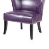 CAVINAS Faux Leather Accent Chair with Mid-Height Backrest,Modern Upholstered Living Room Chairs,Reading Chairs for Living Room - 2 of 4