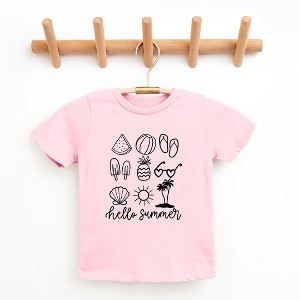 The Juniper Shop Hello Summer Chart Toddler Short Sleeve Tee - 1 of 2