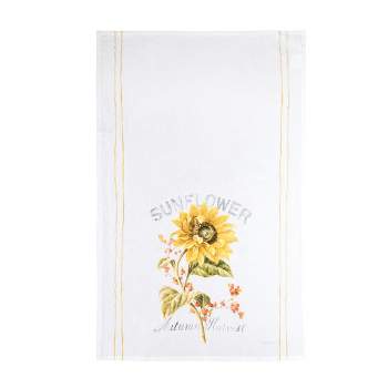 C&F Home Sunflower Autumn Printed Flour Sack Thanksgiving Kitchen Towel