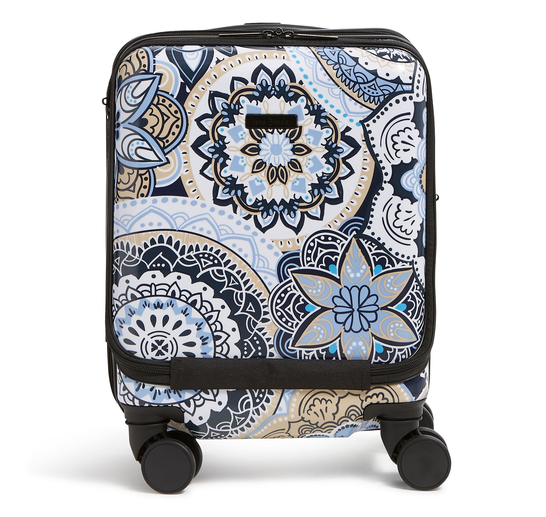 Vera Bradley Women's Outlet Hardside Mini Spinner Suitcase Sketched Medallion