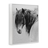 Stupell Industries Black White Monochrome Serene Fjord Horse Portrait Framed Giclee Art - 3 of 4