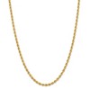 Black Bow Jewelry 4mm, 14k Yellow Gold, Handmade Solid Rope Chain Necklace - 3 of 4