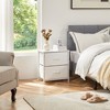 FURNIinspire Vanity Tables Versatile Dresser Chest of Drawers, for Space-Saving Storage in Bedrooms and Living Areas, White, 17.7"*11.8"*20" - 2 of 4