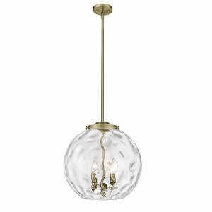 Athens Water Glass - 3 Light Pendant In Industrial Style-17.13 Inches Tall and 15.75 Inches Wide - 1 of 1