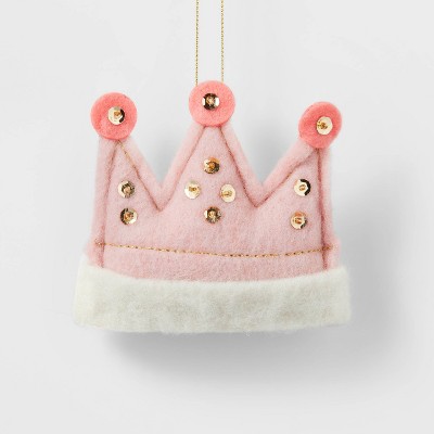 Felt Crown Christmas Tree Ornament - Wondershop™