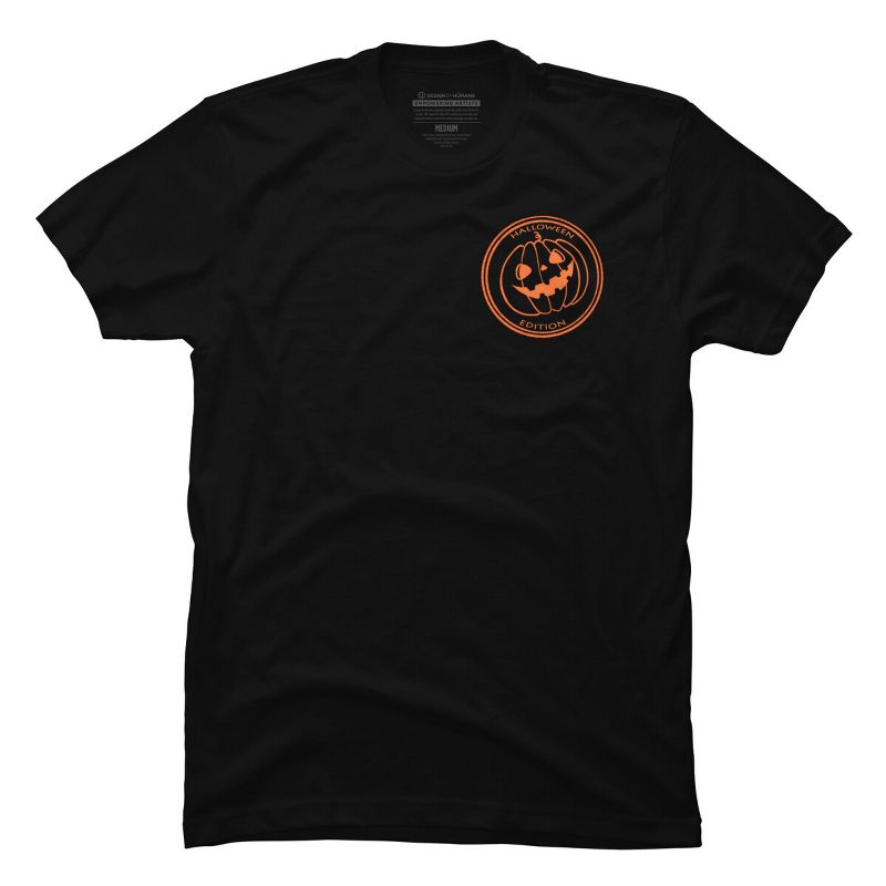 Men's Design By Humans Halloween stamp By Yelllowlion T-Shirt, 1 of 3