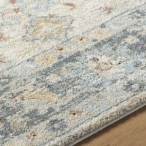 Hauteloom Ahmaud Beige & Light Gray Thick Luxe Area Rug - 1 of 4