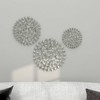 Set of 3 Metal Starburst Wall Decors with Cutout Design - Olivia & May - image 4 of 4