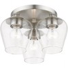 Livex Lighting Willow 3 - Light Flush Mount in  Brushed Nickel - 2 of 3