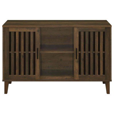 Torin Dark Pine Rustic 2-Door Wood Accent Cabinet