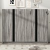 Merax Modern Fold-Away Full Size Murphy Bed Cabinet with Durable Metal Frame - 3 of 4
