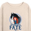 Women's - Disney - Merida & Angus Change Your Fate Lightweight French Terry Slouchy - 2 of 4