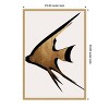 Amanti Art Beige Fish by Eins Kubistika Canvas Wall Art Print Framed - 3 of 4