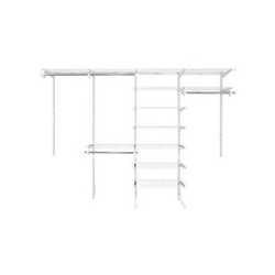 Rubbermaid Fasttrack 6 To 10 Ft Wide, 10 Inch Deep Wire Closet Shelving