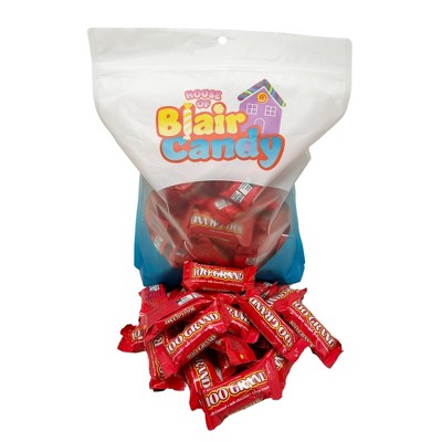 Blair Candy – 100 Grand Fun Size Candy Bars – Crispy, Chewy, Chocolate-Covered Candy - Available in 1, 2, 3, and 5 Pound Resealable Bags
