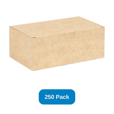Inno-Pak Snack Box Brown Kraft Recyclable & Compostable - Case of 250