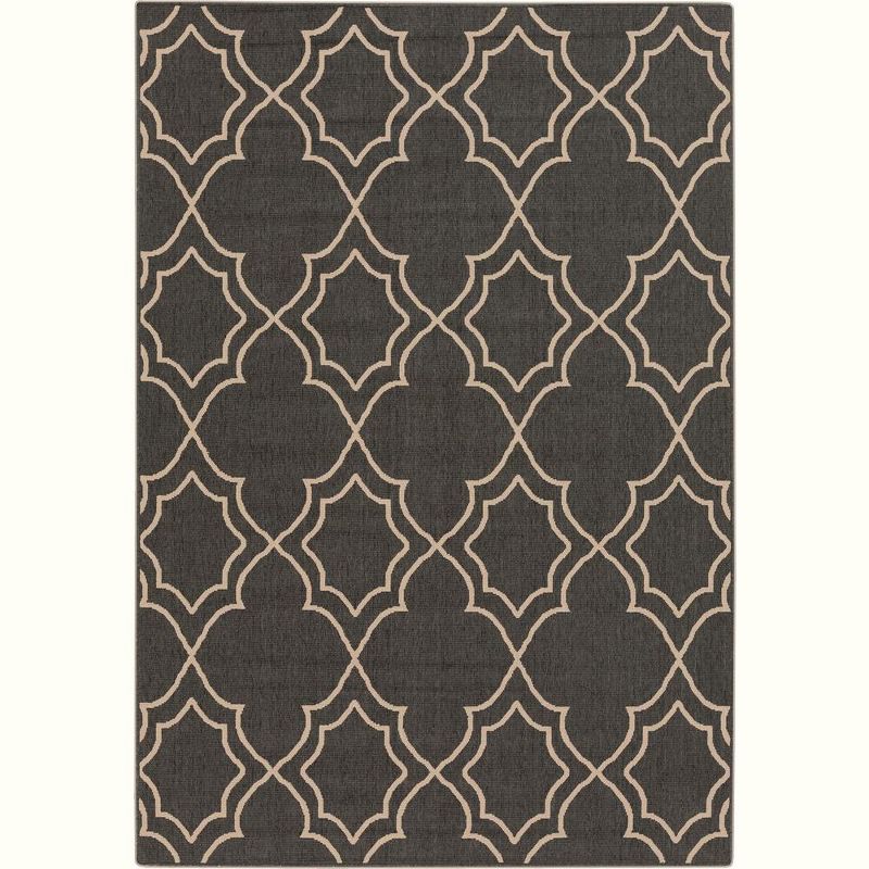 Mark & Day Liam Woven Indoor and Outdoor Area Rugs Black, 1 of 9