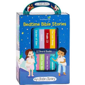 My Little Library: Bedtime Bible Stories (12 Board Books) - by  Little Grasshopper Books & Publications International Ltd (Hardcover)