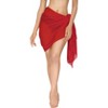 HAPPY BAY Sarong for Women Chiffon Cover Up Short Women's Summer Pool Beach Wrap Skirt Bikini Cover-ups Dress - 2 of 4