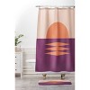 Deny Designs Moonlight Print Sunset Graphic Pink Memory Foam Bath Mat - 4 of 4