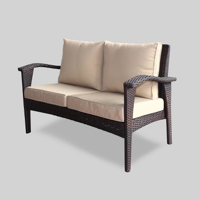 target wicker loveseat