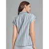 Jones New York Button-Front Side Tie Blouse - 3 of 3