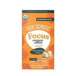 Four Sigmatic Focus Organic Dark Roast Nespresso Compatible