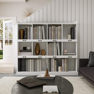 3-layer bookcase, a fusion of retro and simplicity, suitable for storage - 1 of 4